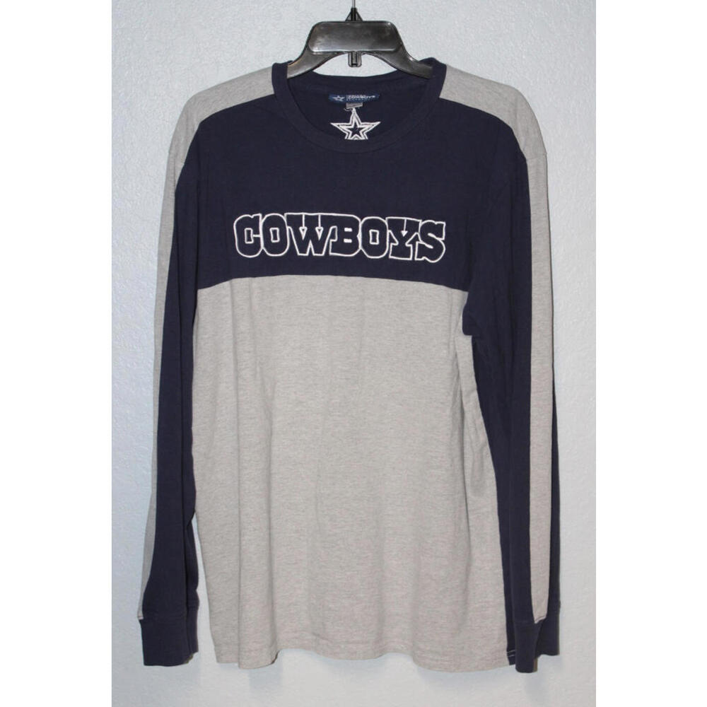 Dallas Cowboys Sewn Embroidered L/S Shirt Men XL - Authentic Dallas Cowboys